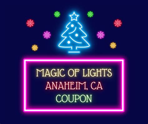 Discount code for magic of lights event